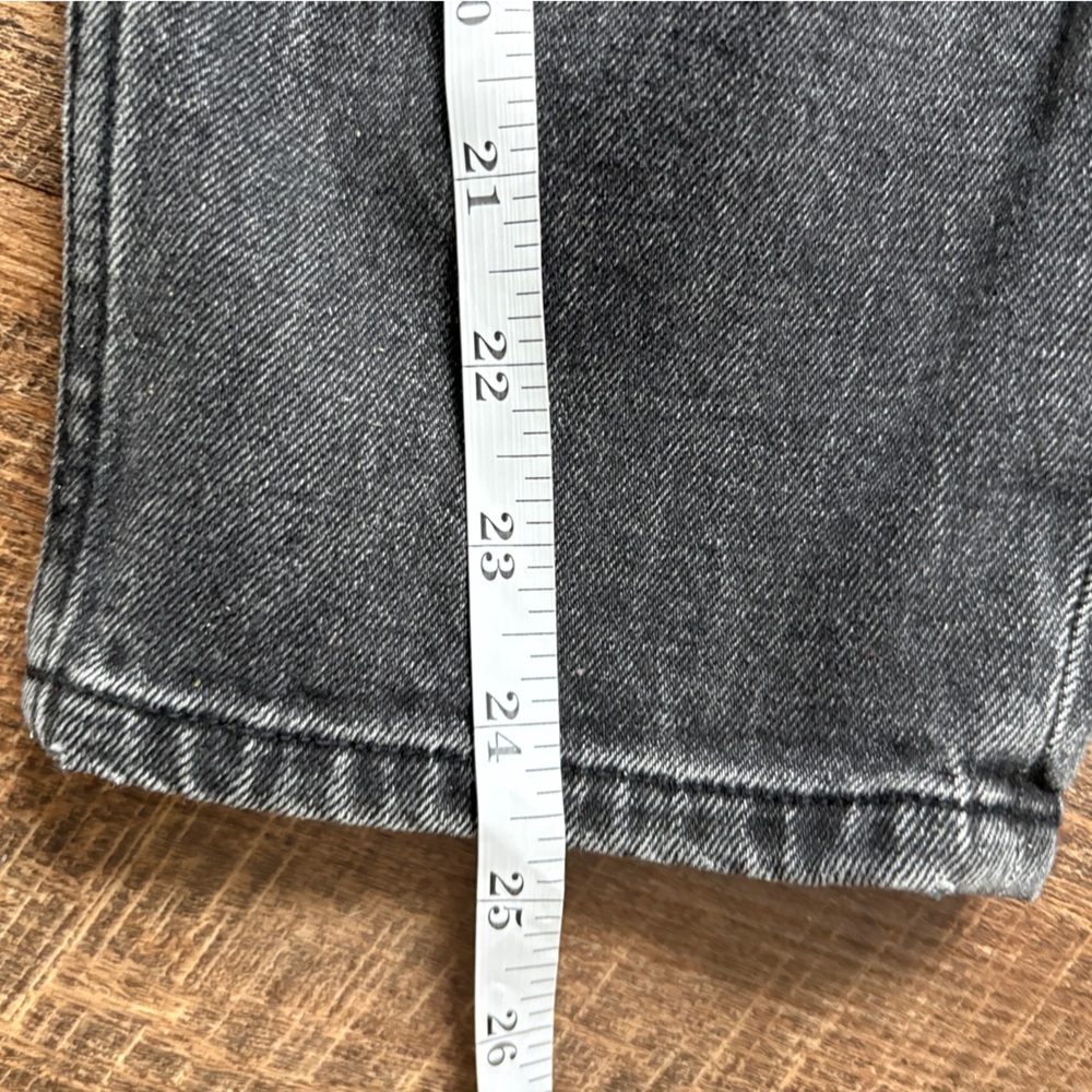 Abercrombie & Fitch jeans curve love the mom high rise black denim Sz 26 2s EUC - Picture 13 of 13